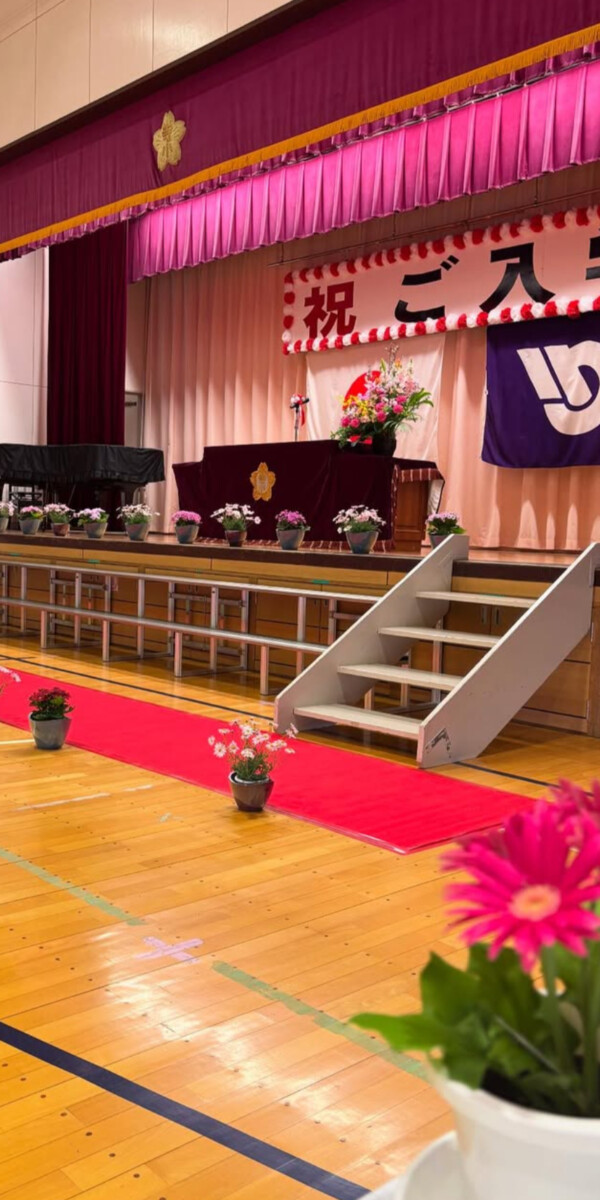 【寺原小学校、取手第二中入学式】